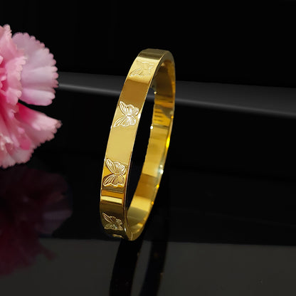 Gold Plated Butterfly Design Magnificent Anti Tarnish Bracelet