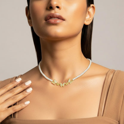 Gold Plated Anti Tarnish Butterfly Mother of Pearls Pendant