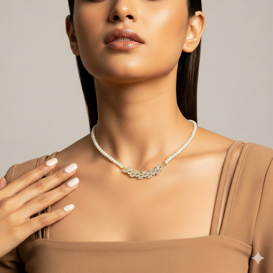 Gold Plated Anti Tarnish Elegant Mother of Pearls Pendant